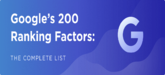 لیست کامل 200 فاکتور رتبه بندی در گوگل - پارت اول