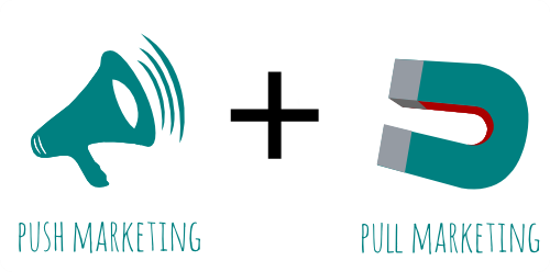 چگونه از استراتژی Pull  و Push در بازاریابی محتوا استفاده کنیم؟