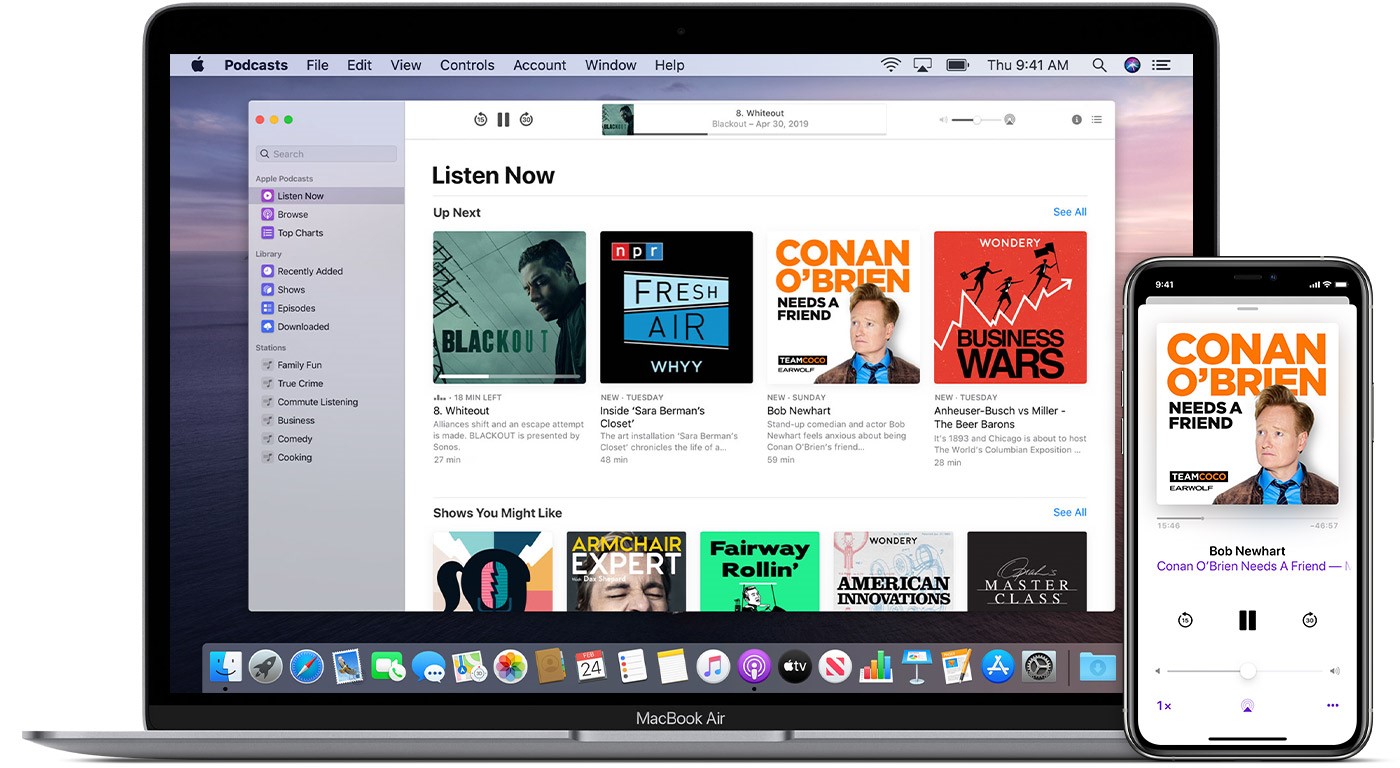 برنامه Apple Podcasts