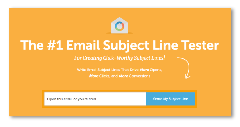 ابزار Email Subject Line Tester 