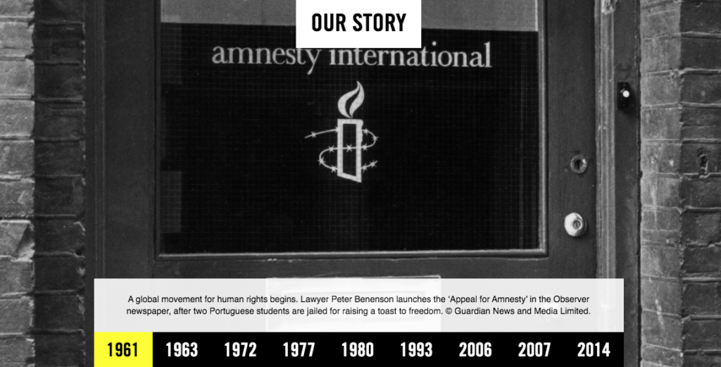 صفحه درباره ما Amnesty International