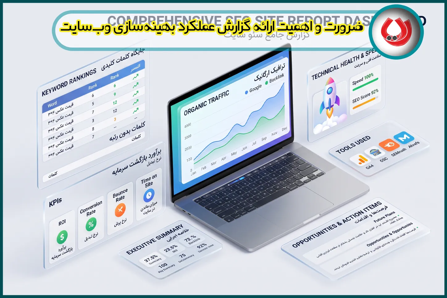 ضرورت و اهمیت ارائه گزارش عملکرد بهینهسازی وبسایت