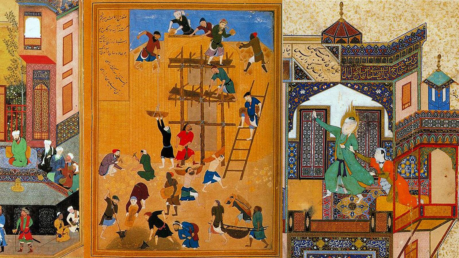نقاشی های ایرانی - اثر کمال الدین بهزاد