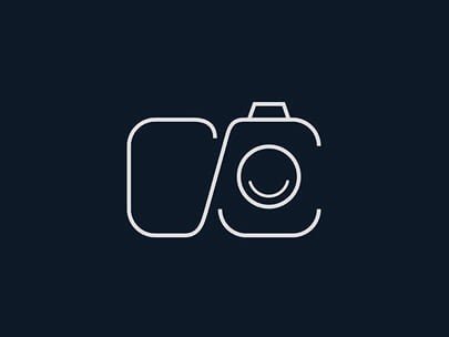 یک لوگوی عکاسی وکتوری