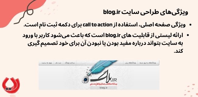 طراحی سایت blog.ir 