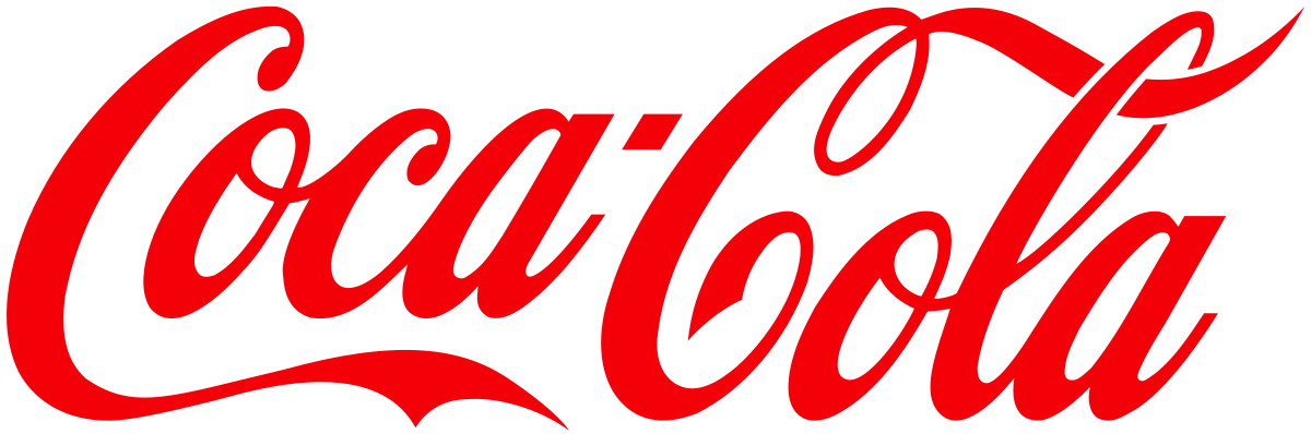 لوگوی شرکت کوکا کولا اصلا تصویر ندارد و فقط از یک فونت خاص استفاده کرده‌اند برای طراحی لوگو