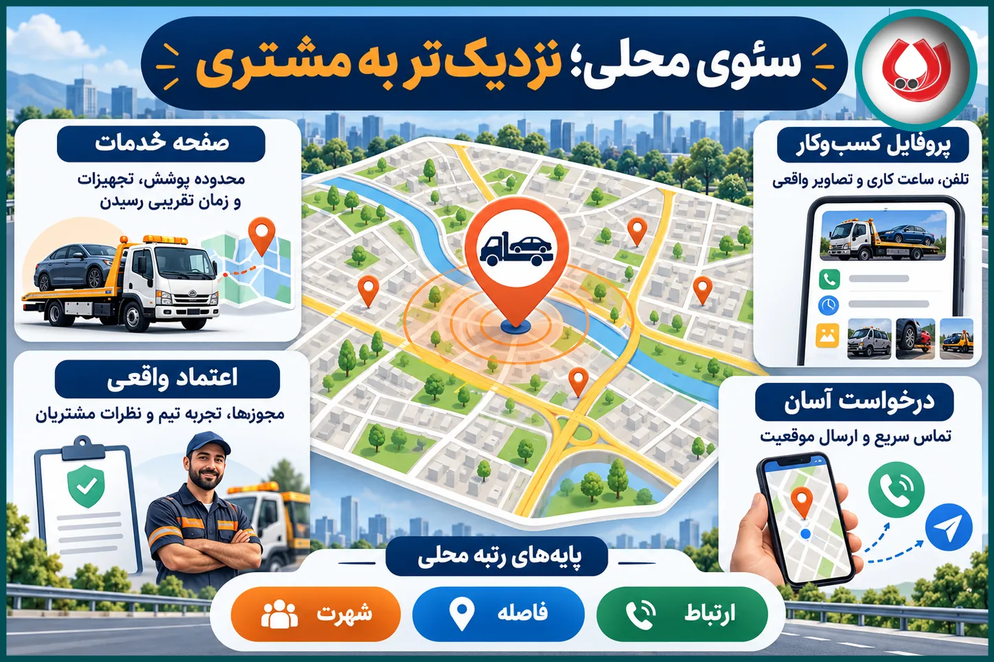 صفحات خدمات و سئوی محلی