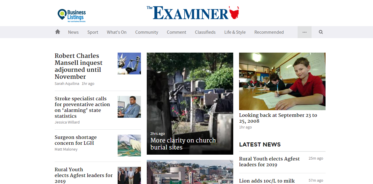 وب سایت Examiner
