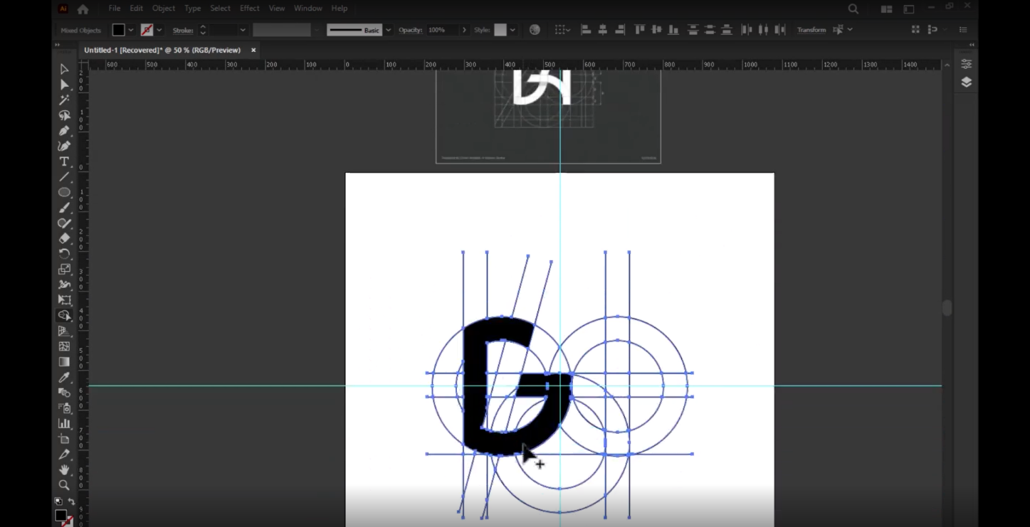 آموزش طراحی لوگو با نرم افزار ایلوستریتور