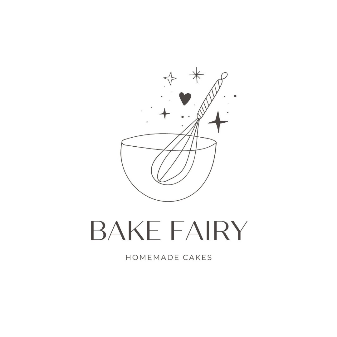  لوگوی ایده آل برای کیک خانگی با رنگ بندی ساده و استایل کلاسیک