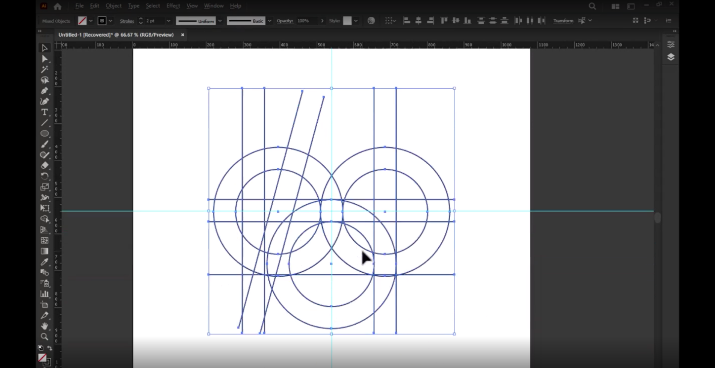 آموزش طراحی لوگو با adobe illustrator