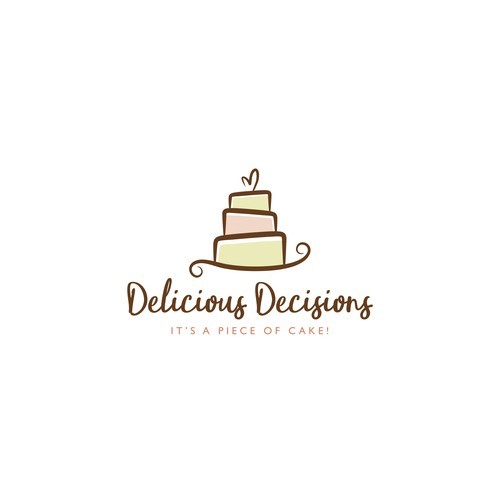 یک طراحی لوگو شیرینی فروشی ساده و زیبا