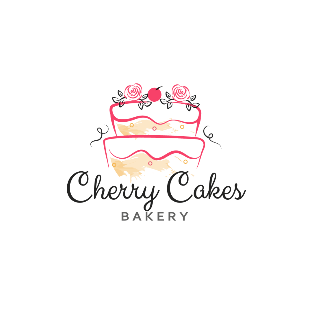  یک لوگوی کیک خانگی ساده و در عین حال بسیار جالب. به ترکیب رنگ بندی استفاده شده دقت کنید!