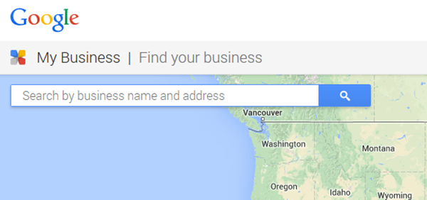 جستجوی نام کسب و کار در گوگل مپ