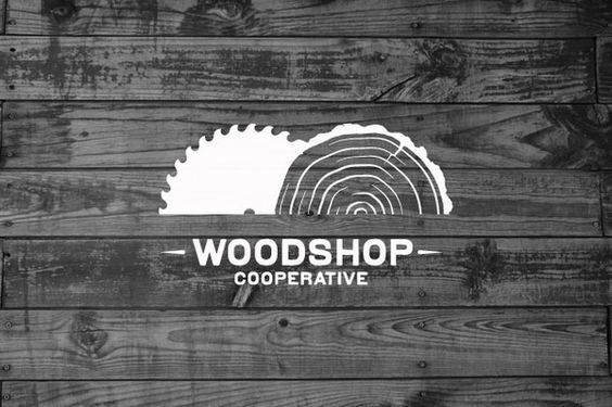 یک لوگو خلاقانه از صنعت چوب