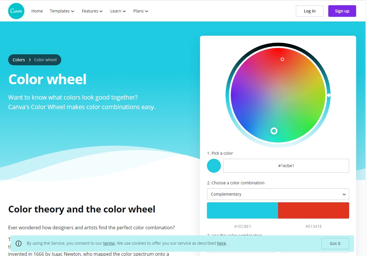 یکی از بهترین وبسایت ها برای یافتن اطلاعات رنگی نظیر رنگ مکمل