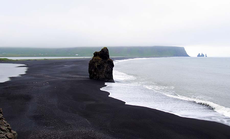 ساحل دریا _ ساحل ماسه سیاه ویک، ایسلند