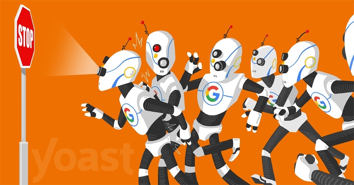 ربات‌های جستجوگر گوگل، این تگ را در نقش تابلوی ورود ممنوع می‌بینند