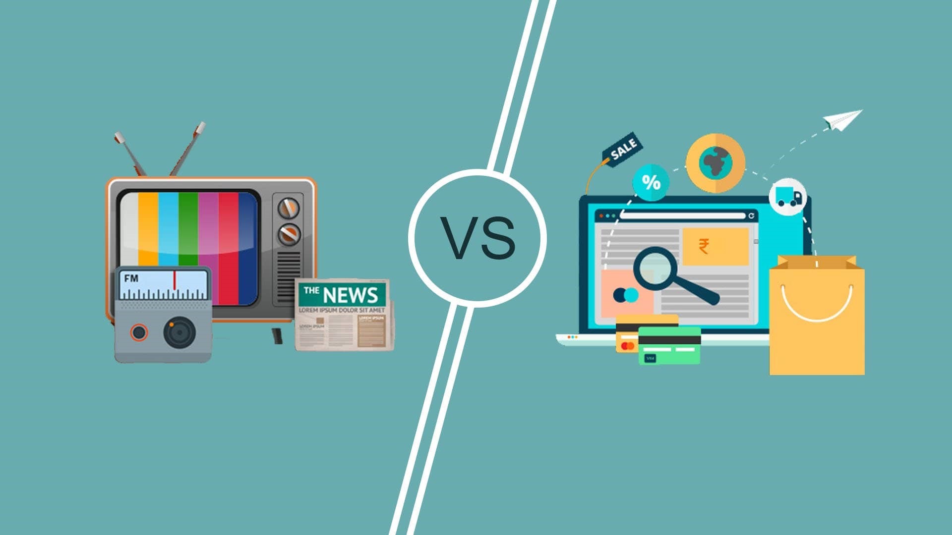 تفاوت بازاریابی آنلاین و سنتی