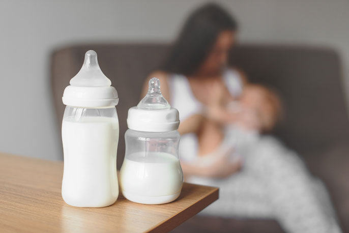 افزایش شیر مادر 