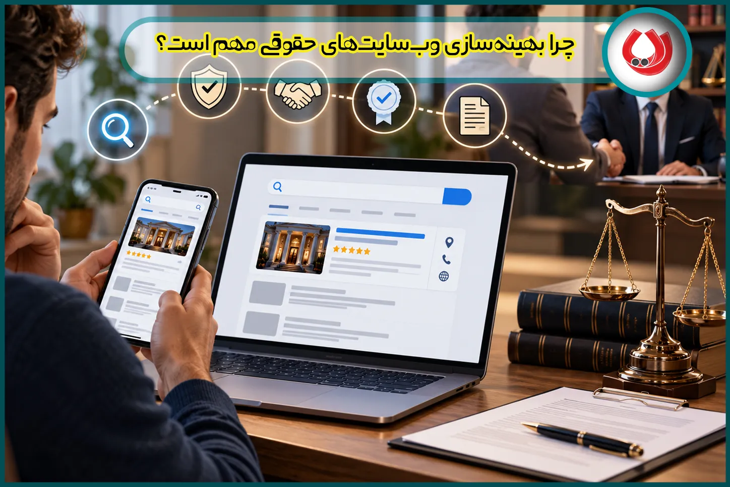 چرا بهینهسازی وبسایتهای حقوقی مهم است؟