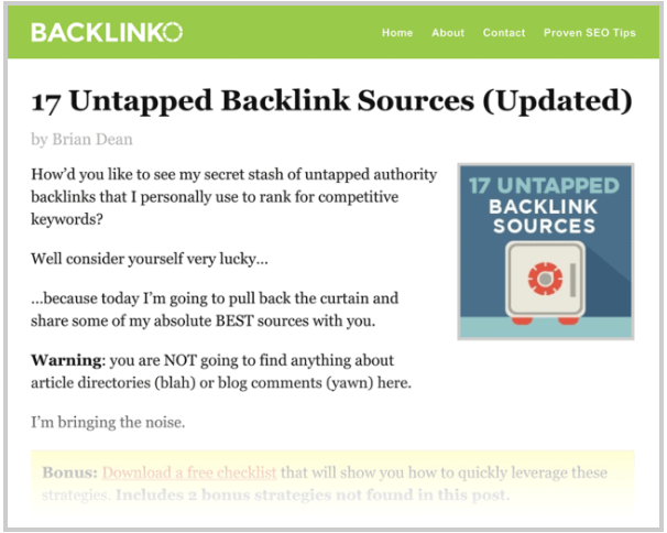 جزو پنج رتبه برتر برای backlink