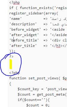  وجود فضایی خالی و یا خط جدیدی در افزونه Google Xml Sitemap ، functions.php می تواند باعث بروز خطا شود.